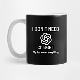 I don't need Chatgbt Mug